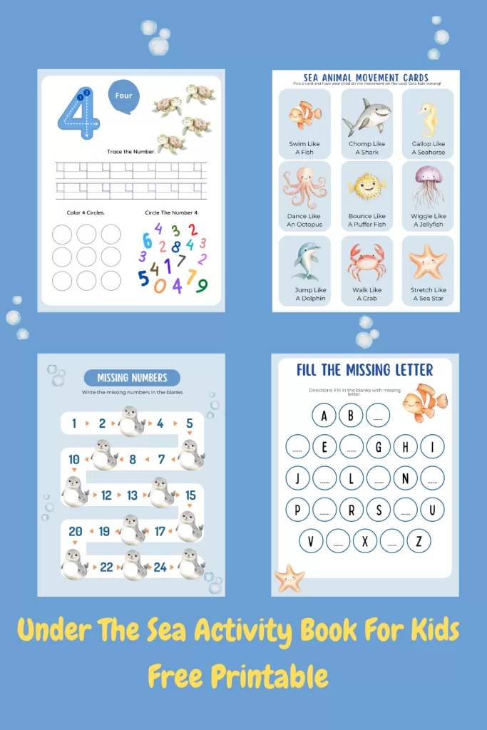 Sea Animal Free Printable